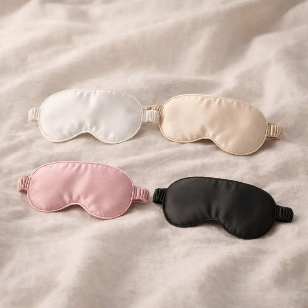Masque de nuit en soie 25 Momme Ergonomique