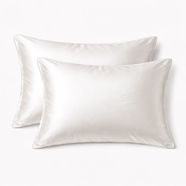 Taie d'oreiller en soie Taie d’oreiller en soie 30 Momme - Blanc