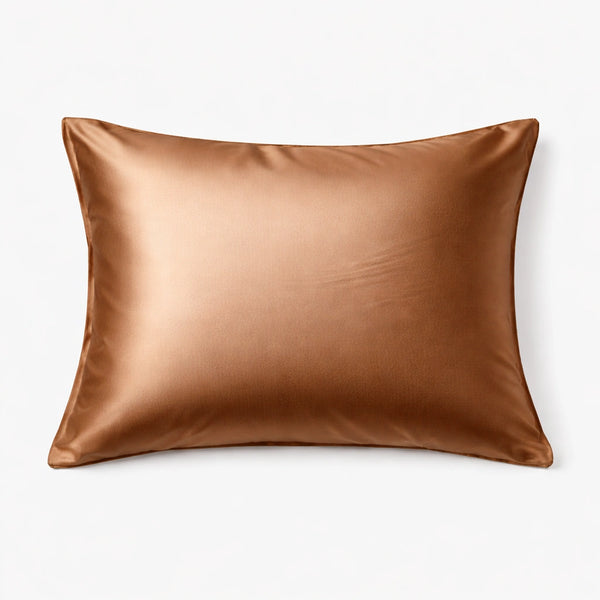 Taie d'oreiller en soie Taie d’oreiller en soie 25 Momme brun camée
