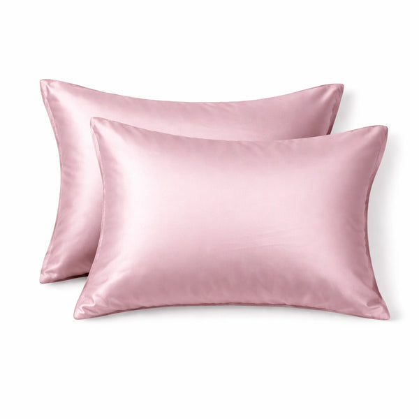 Taie d'oreiller en soie Taie d'oreiller en soie 22 Momme - Rose - 100% Soie naturelle