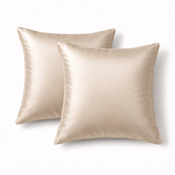 Taie d'oreiller en soie Taie d'oreiller en soie 30 Momme - Beige grège (60x60 et 65x65)