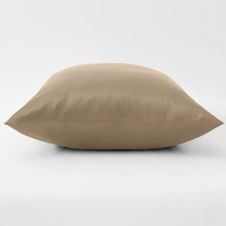 Taie d'oreiller en soie 22 Momme - Beige champagne