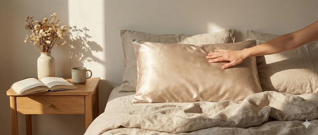 Taie d’oreiller en soie tachée, jaune ou grasse ? Les solutions efficaces pour la nettoyer sans l’abîmer