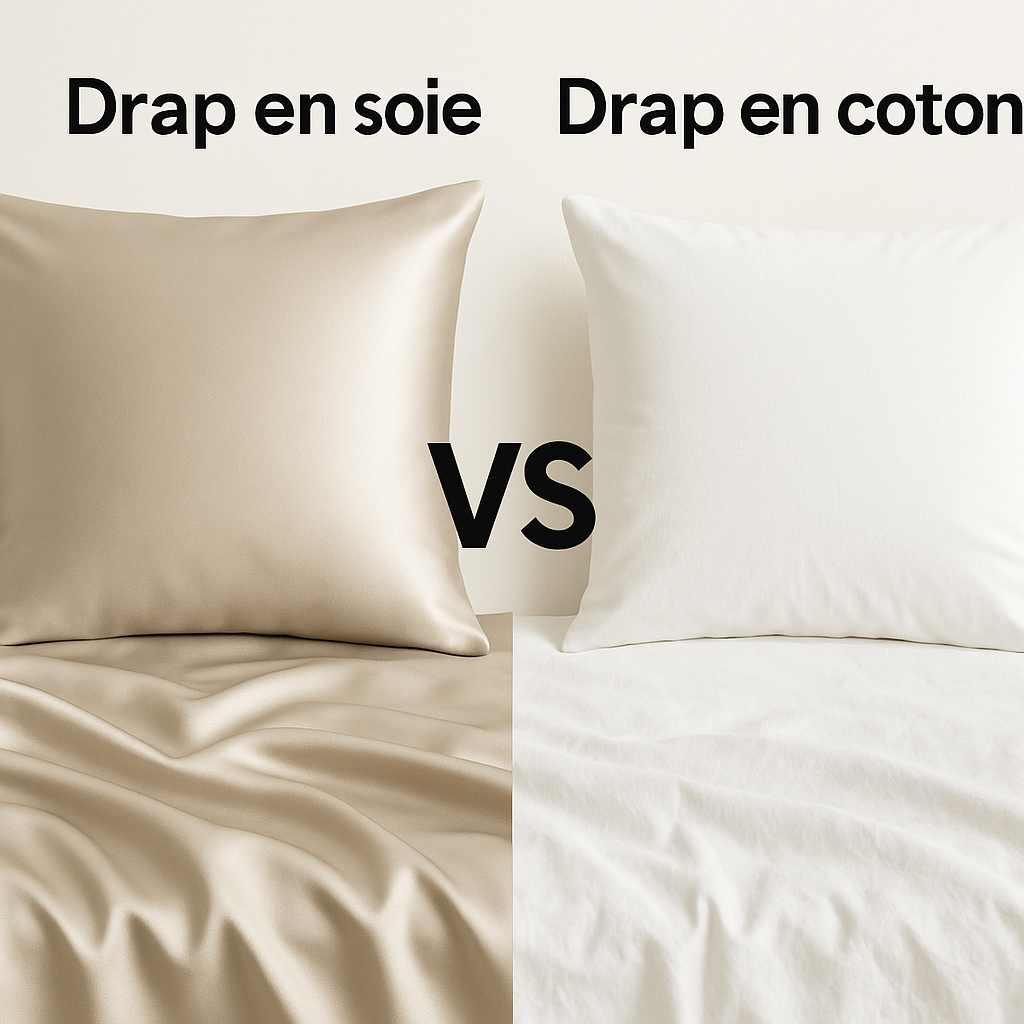 Drap en soie ou coton : lequel choisir pour un sommeil vraiment réparateur ?