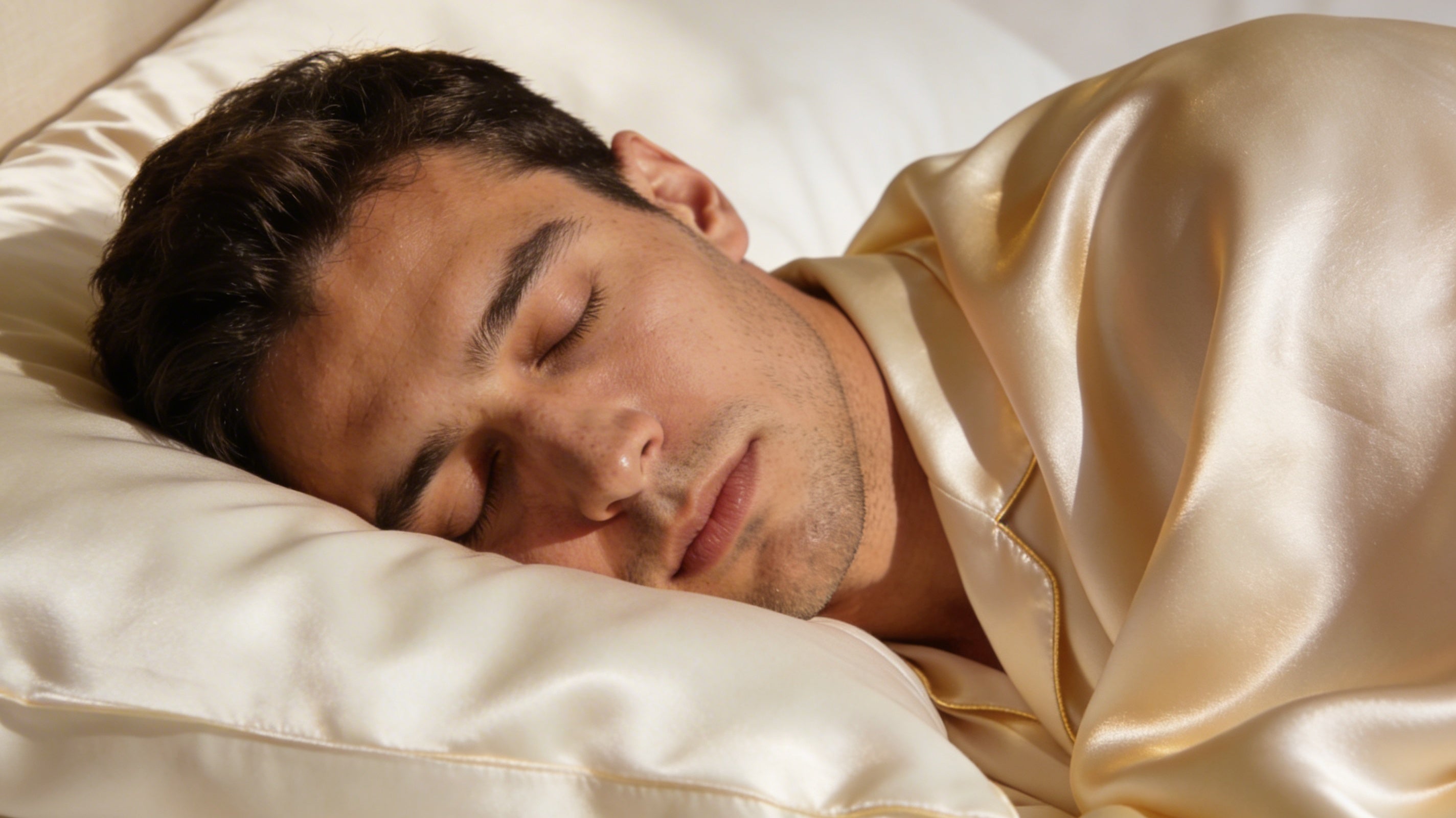 Taie d'oreiller en soie pour homme : utile ou gadget ? Image