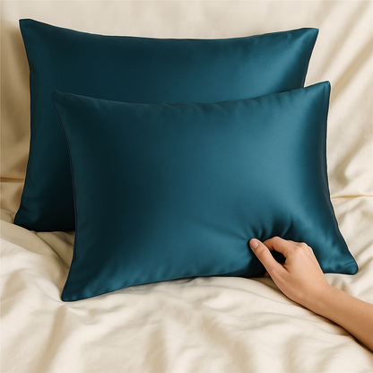 Taie d’oreiller en satin de soie - 40×60