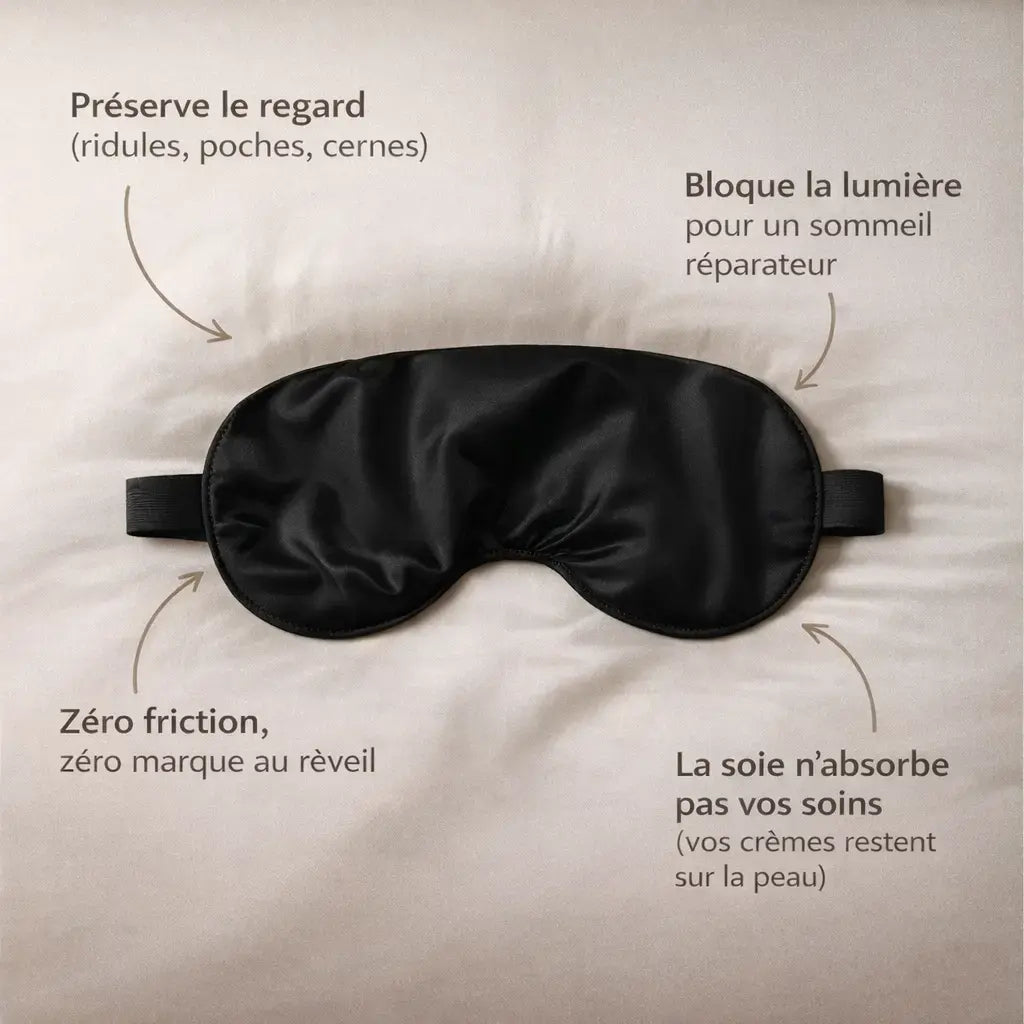 Masque en soie naturelle 100% soie de murier 