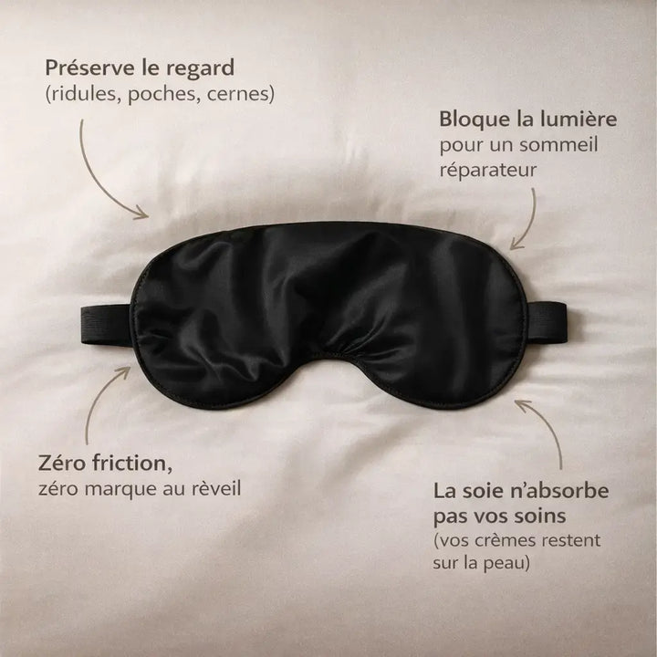 Masque en soie naturelle 100% soie de murier 