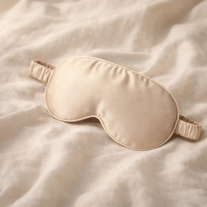 Masque de nuit en soie 25 Momme Ergonomique