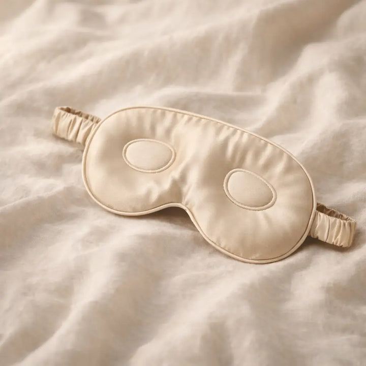Masque de nuit en soie 25 Momme Ergonomique