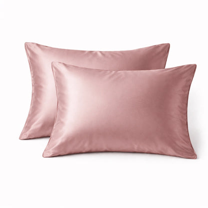 Taie d'oreiller en soie 30 Momme - Caméo Brown