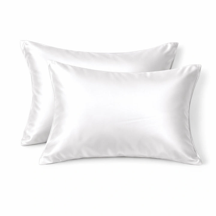 Taie d'oreiller en soie 22 Momme - Blanc - 100% Soie naturelle