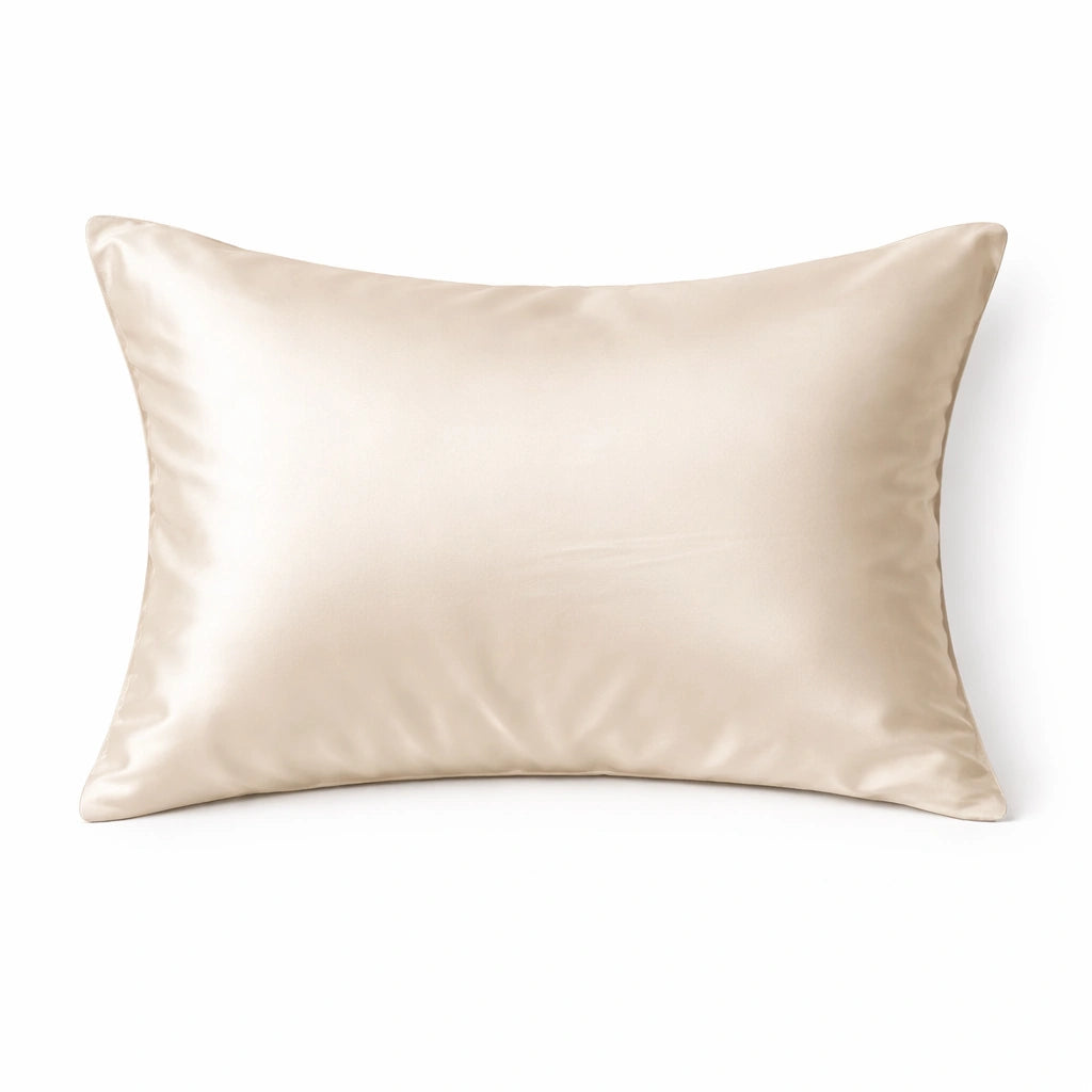 Taie d'oreiller en soie 25 Momme - Beige 50x70 - 100% Soie de murier