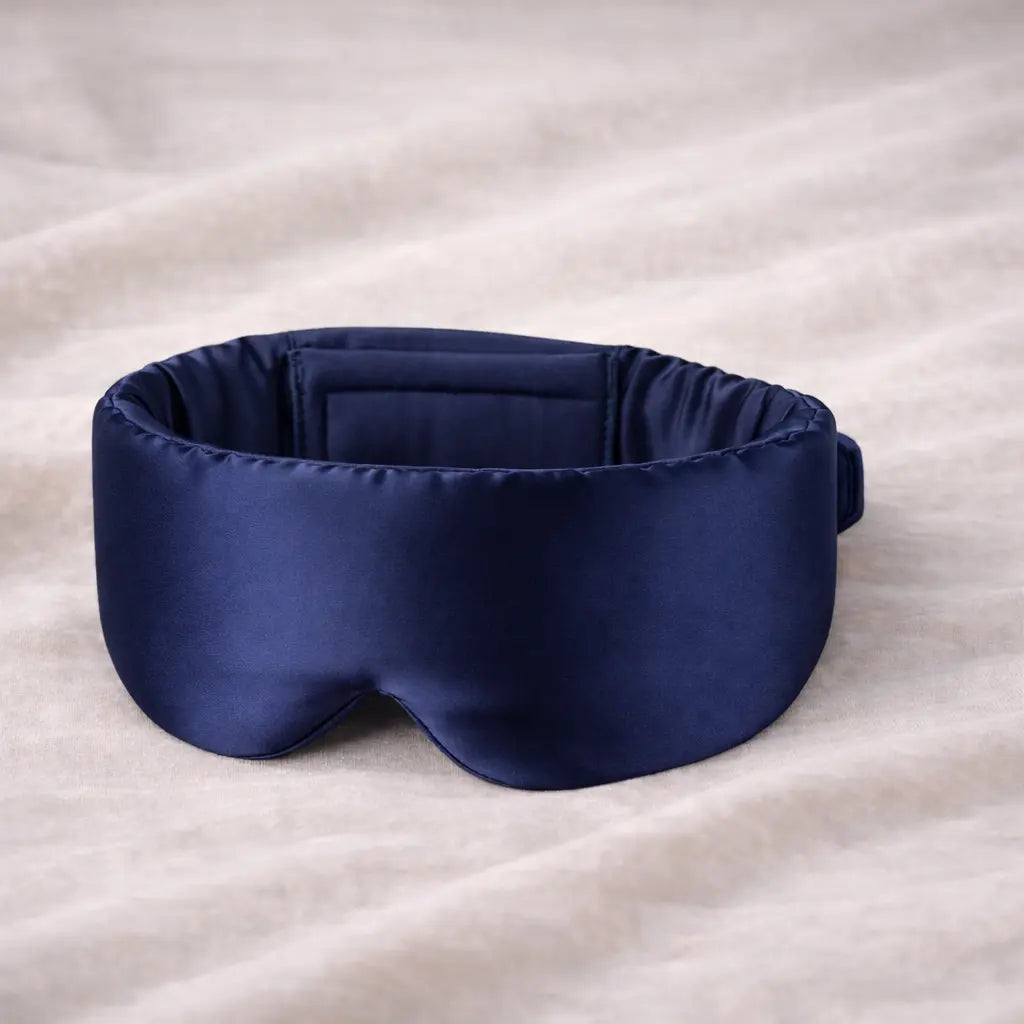 Masque de nuit bandeau en soie 100%