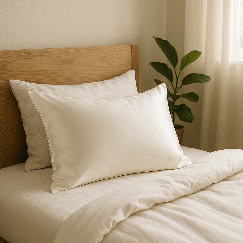 Taie d’oreiller en soie 25 Momme – 40×60 cm – 100 % soie de mûrier naturelle