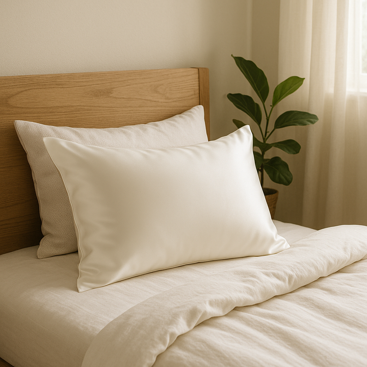 Taie d’oreiller en soie 25 Momme – 40×60 cm – 100 % soie de mûrier naturelle