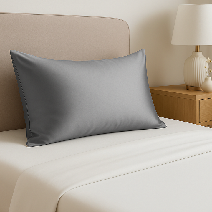 Taie d'oreiller en soie 22 Momme - Gris Anthracite Ma Taie d'Oreiller