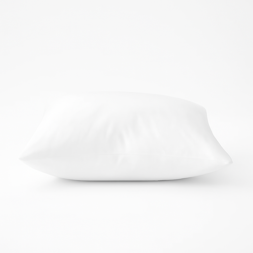 Taie d'oreiller en satin de soie - Blanc