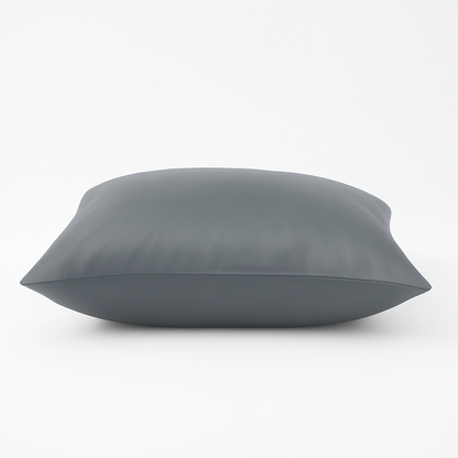 Taie d'oreiller en satin de soie - Gris clair
