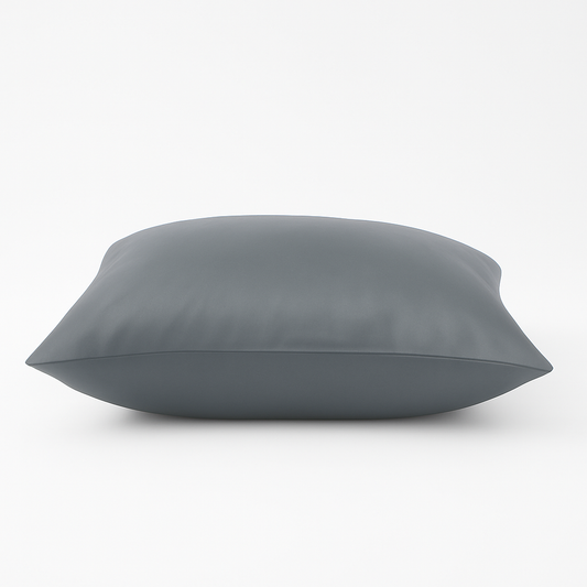Taie d'oreiller en satin de soie - Gris clair