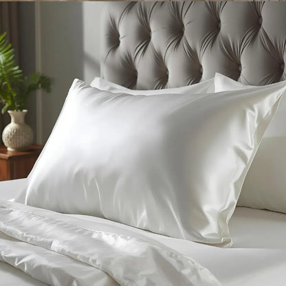 Taie d’oreiller en soie 30 Momme - Blanc