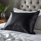 Taie d’oreiller en soie 22 Momme - Noire (80x80)