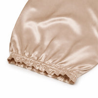 Bonnet de nuit en soie pour cheveux longs