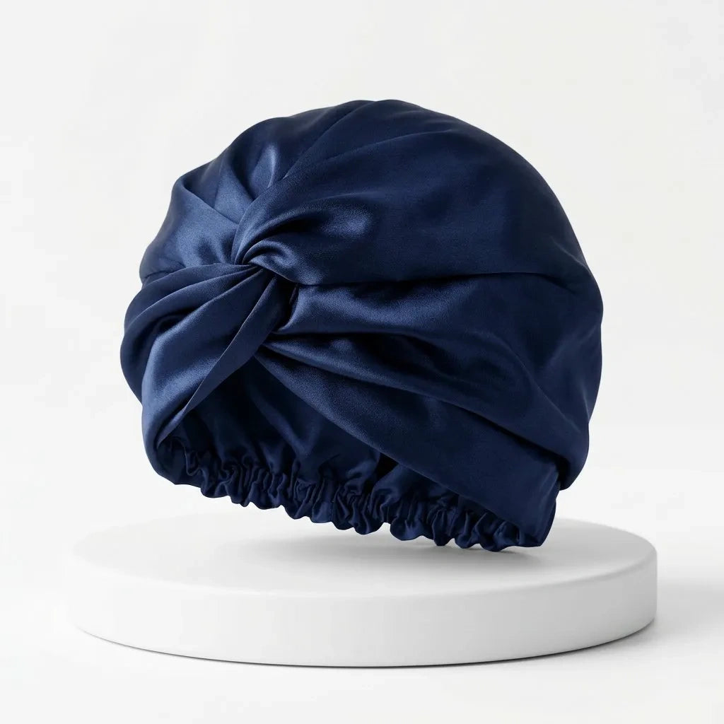 Bonnet de nuit en soie de mûrier 100%