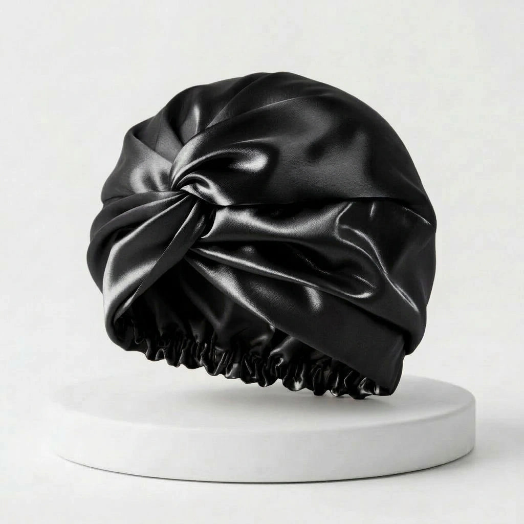 Bonnet de nuit en soie de mûrier 100%