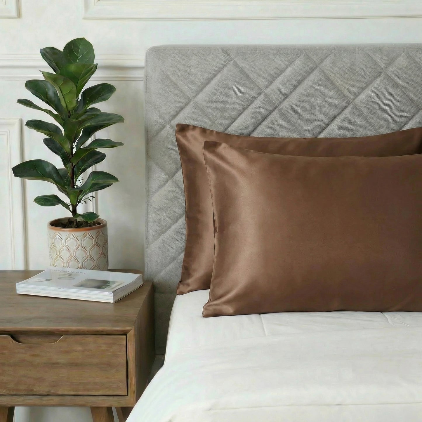 Taie d'oreiller en soie de mûrier 22 Momme