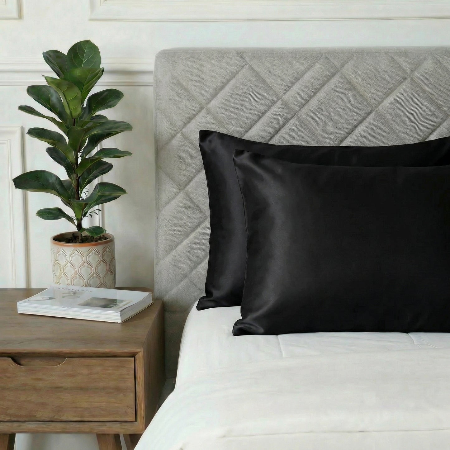 Taie d'oreiller en soie de mûrier 22 Momme