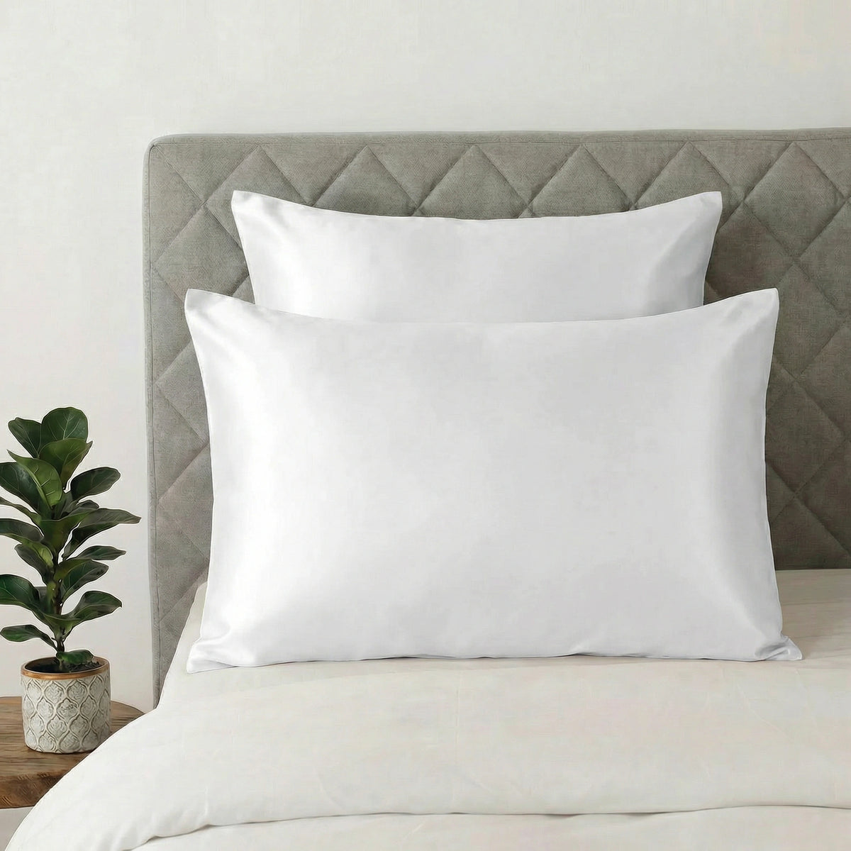 Taie d'oreiller en soie de mûrier 22 Momme