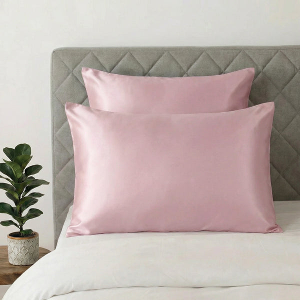 Taie d'oreiller en soie 22 Momme Rose - Grade 6A OEKO-TEX