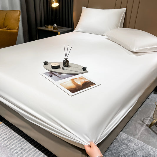 Drap-housse en soie de mûrier naturelle 100%