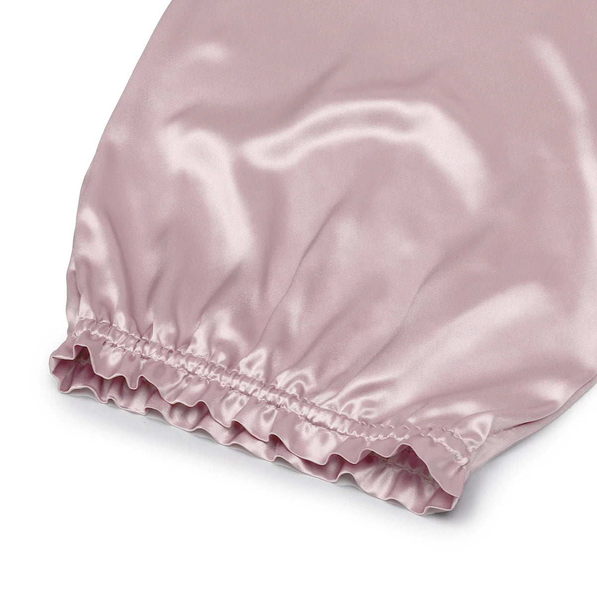 Bonnet de nuit en soie pour cheveux longs