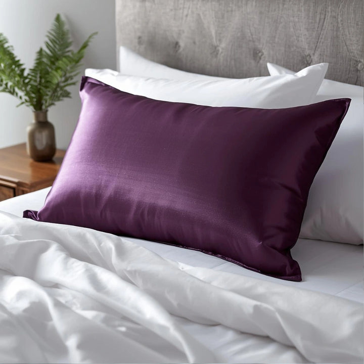 Taie d'oreiller en soie 22 Momme - Violette - 100% Soie naturelle