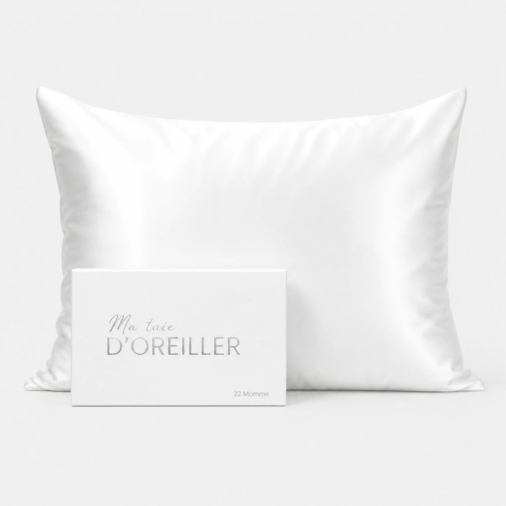Taie d'oreiller en soie de mûrier 22 Momme