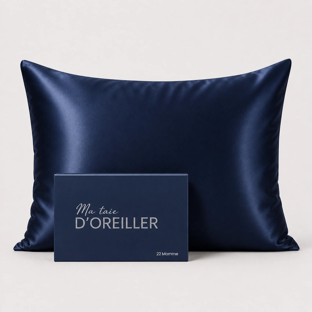 Taie d'oreiller en soie de mûrier 22 Momme
