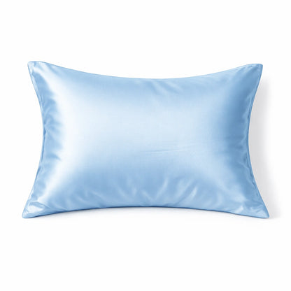 Taie d'oreiller en soie 25 Momme - Bleu ciel - 100% Soie de murier
