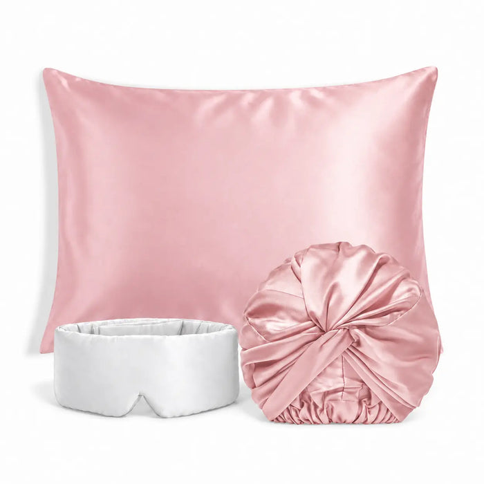 Pack Decouverte de la Soie - Taie 22 Momme + Masque + Bonnet OFFERT