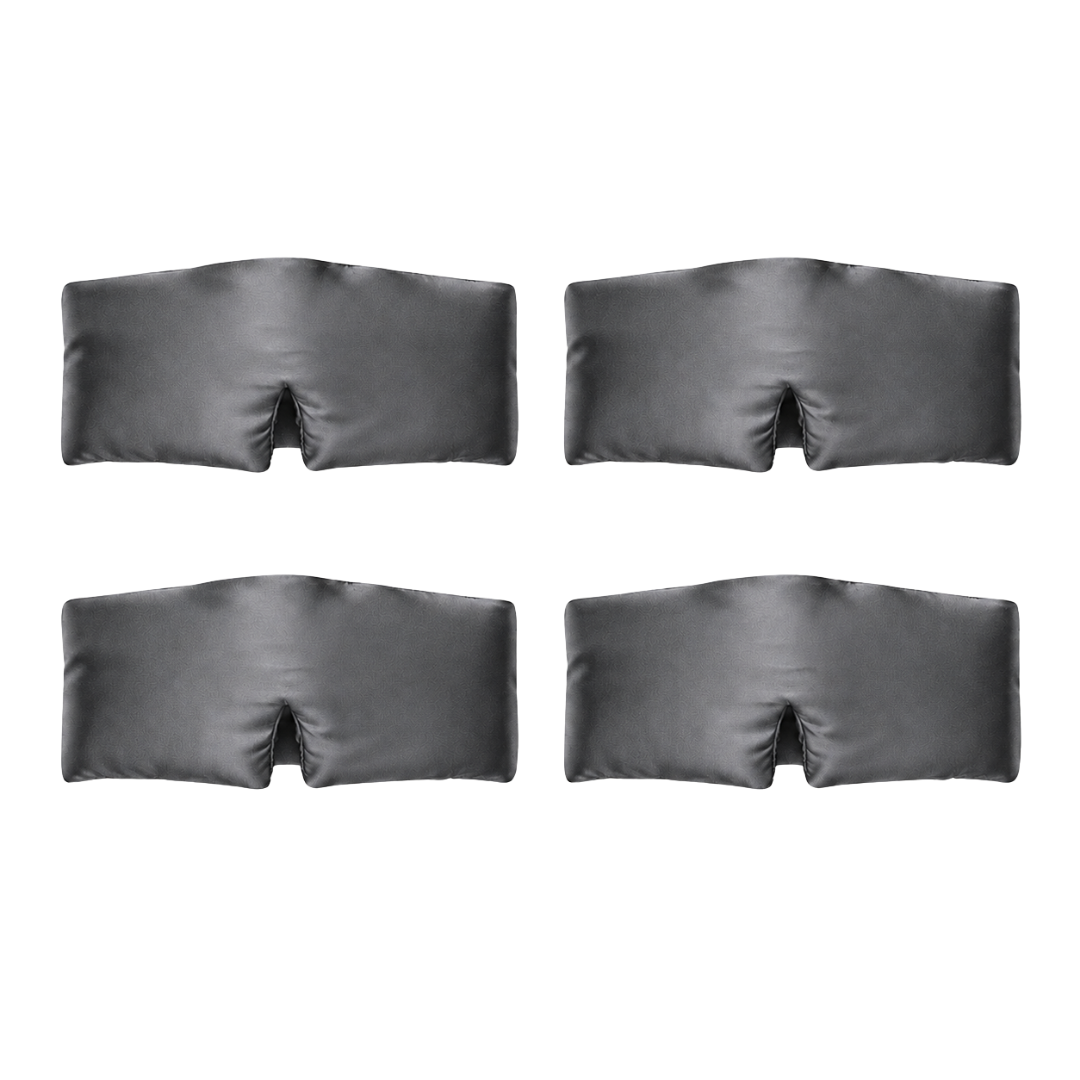 Pack 3+1 Masques de nuit en soie — 4 masques bandeau 22 Momme