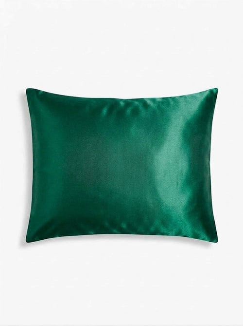 Taie d'oreiller 100% soie de murier 22 Momme Vert Impérial