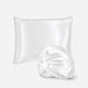 Pack Cheveux en soie — Taie d'oreiller et bonnet de nuit assortis