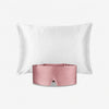 Taie Blanc & Masque Rose Poudre