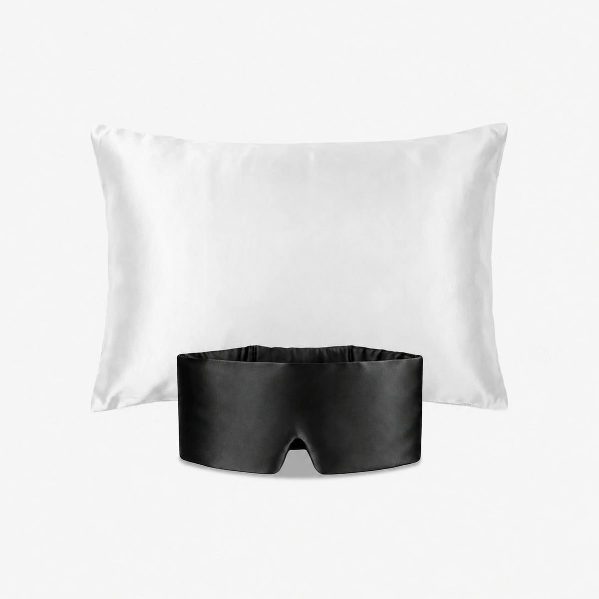 Taie Blanc & Masque Noir