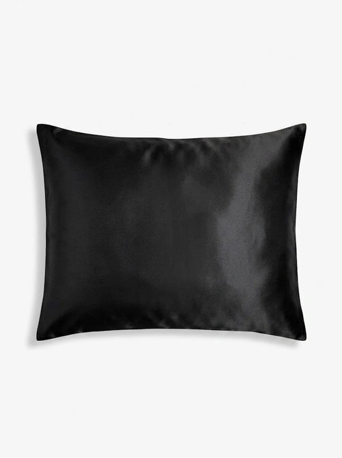 Taie d'oreiller en soie de mûrier 30 Momme Noir