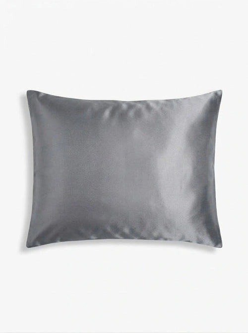 Taie d'oreiller 100% soie de murier 22 Momme Gris Ardoise
