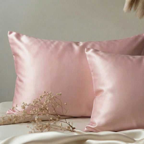 Taie d'oreiller en soie 30 Momme Rose - Grade 6A OEKO-TEX certifiée