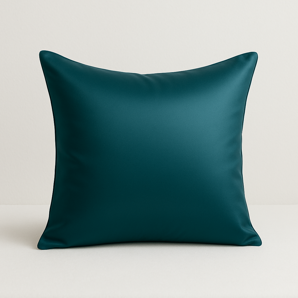 Taie d’oreiller en satin de soie - 66×66