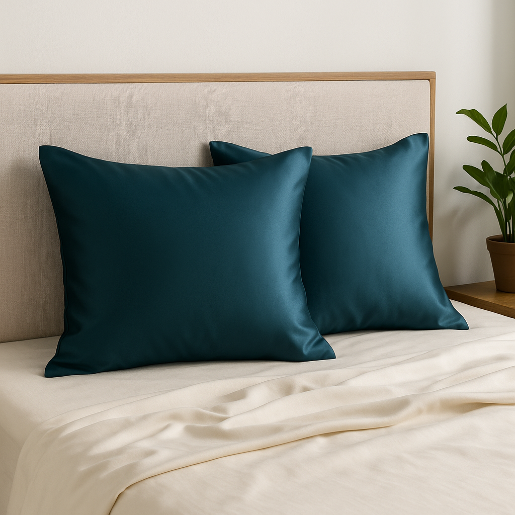 Taie d’oreiller en satin de soie - 50×70